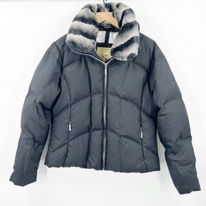Fera Black Down Ski Jacket